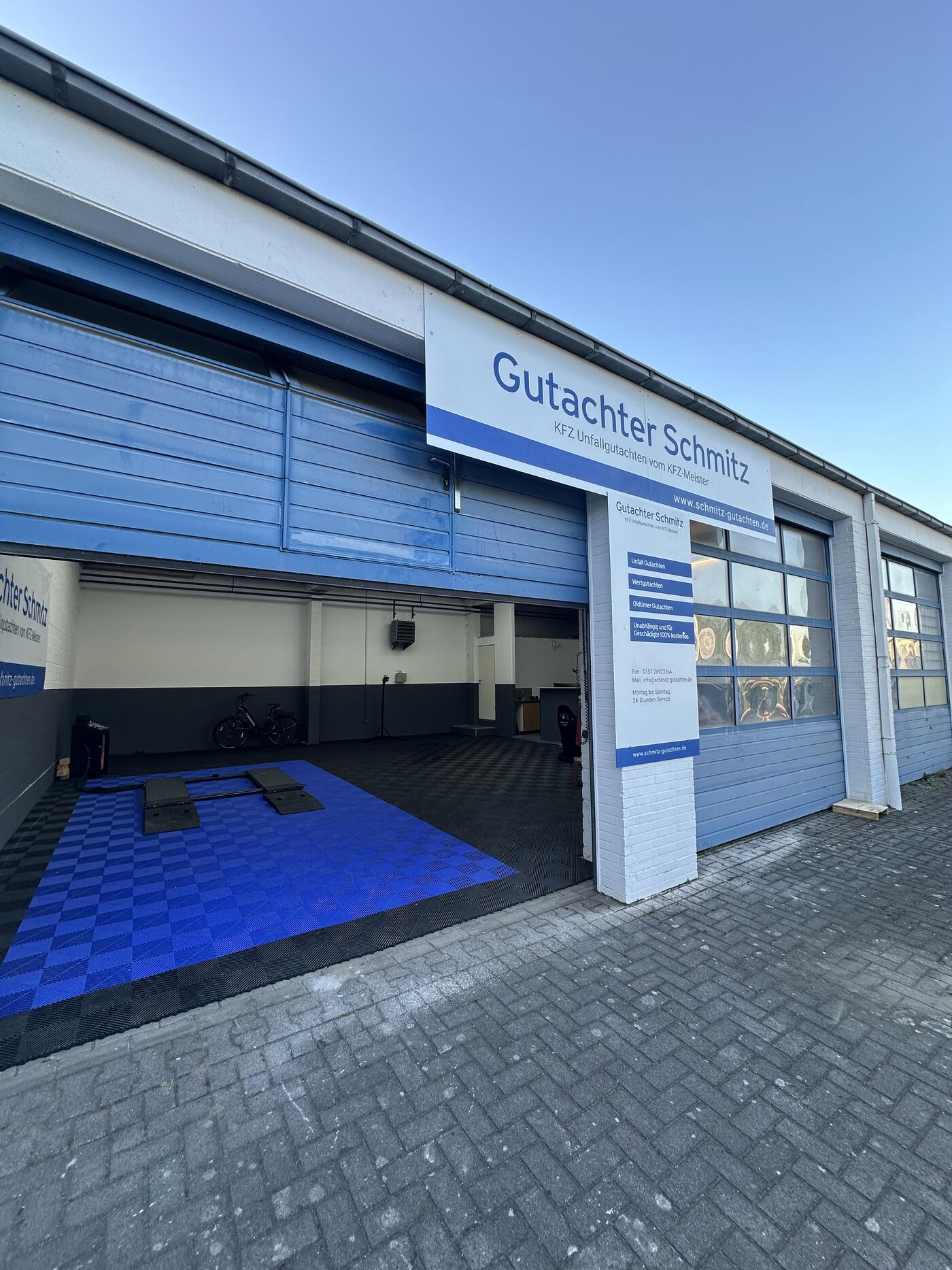 Prüfhalle Detailansicht